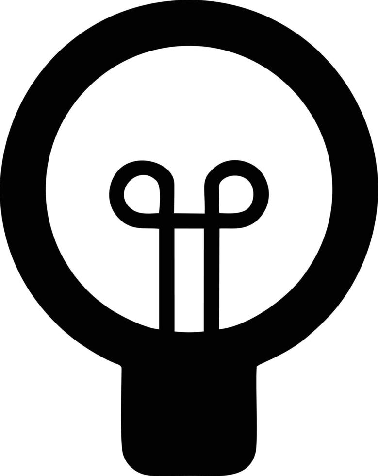 Idea solution icon symbol vector image. Illustration of the creative innovation concept design. EPS 10