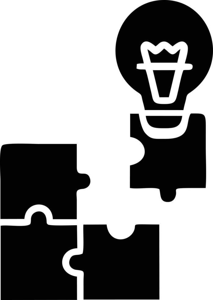 Idea solution icon symbol vector image. Illustration of the creative innovation concept design. EPS 10
