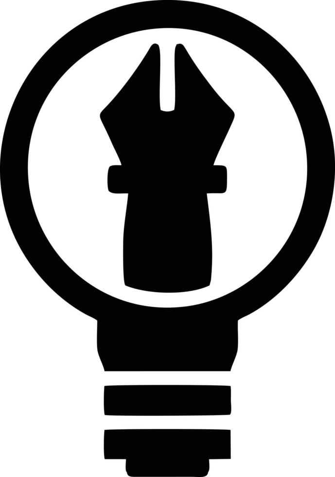 Idea solution icon symbol vector image. Illustration of the creative innovation concept design. EPS 10