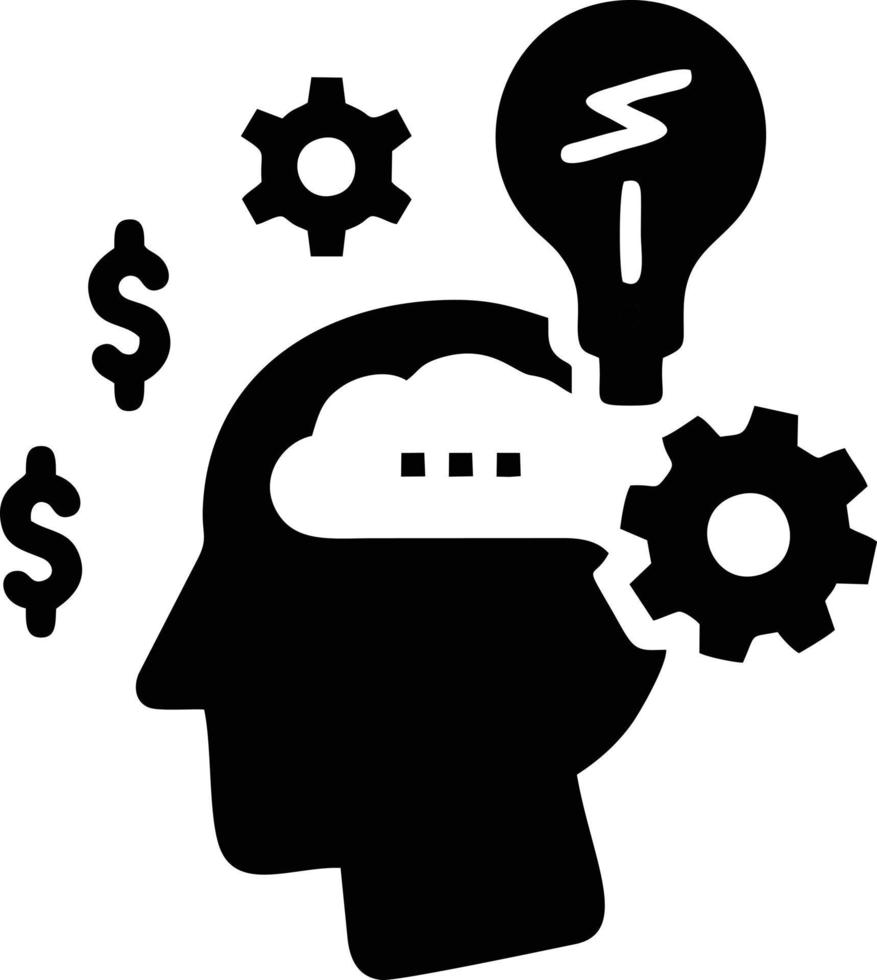 Idea solution icon symbol vector image. Illustration of the creative innovation concept design. EPS 10