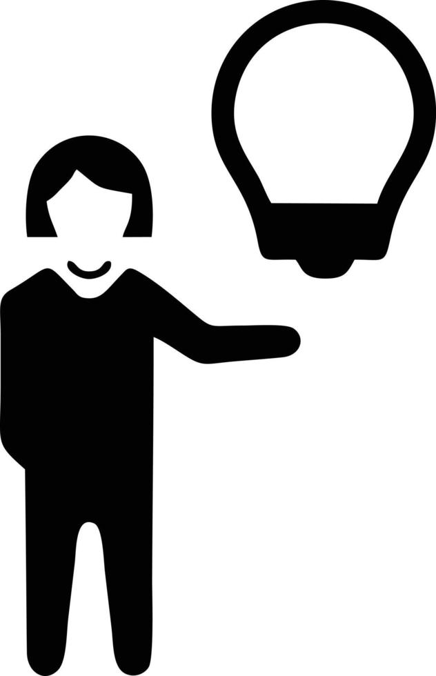 Idea solution icon symbol vector image. Illustration of the creative innovation concept design. EPS 10