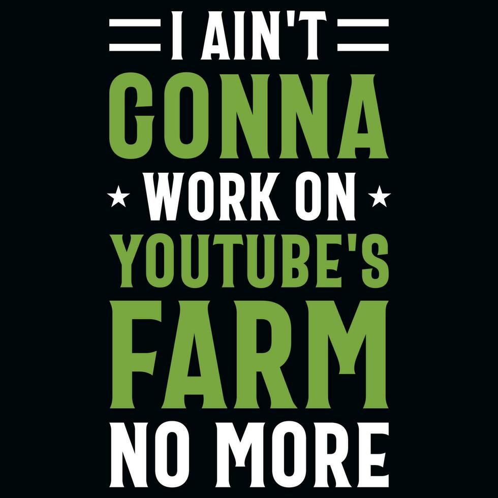 Farm or farming farmer typographic tshirt design vector