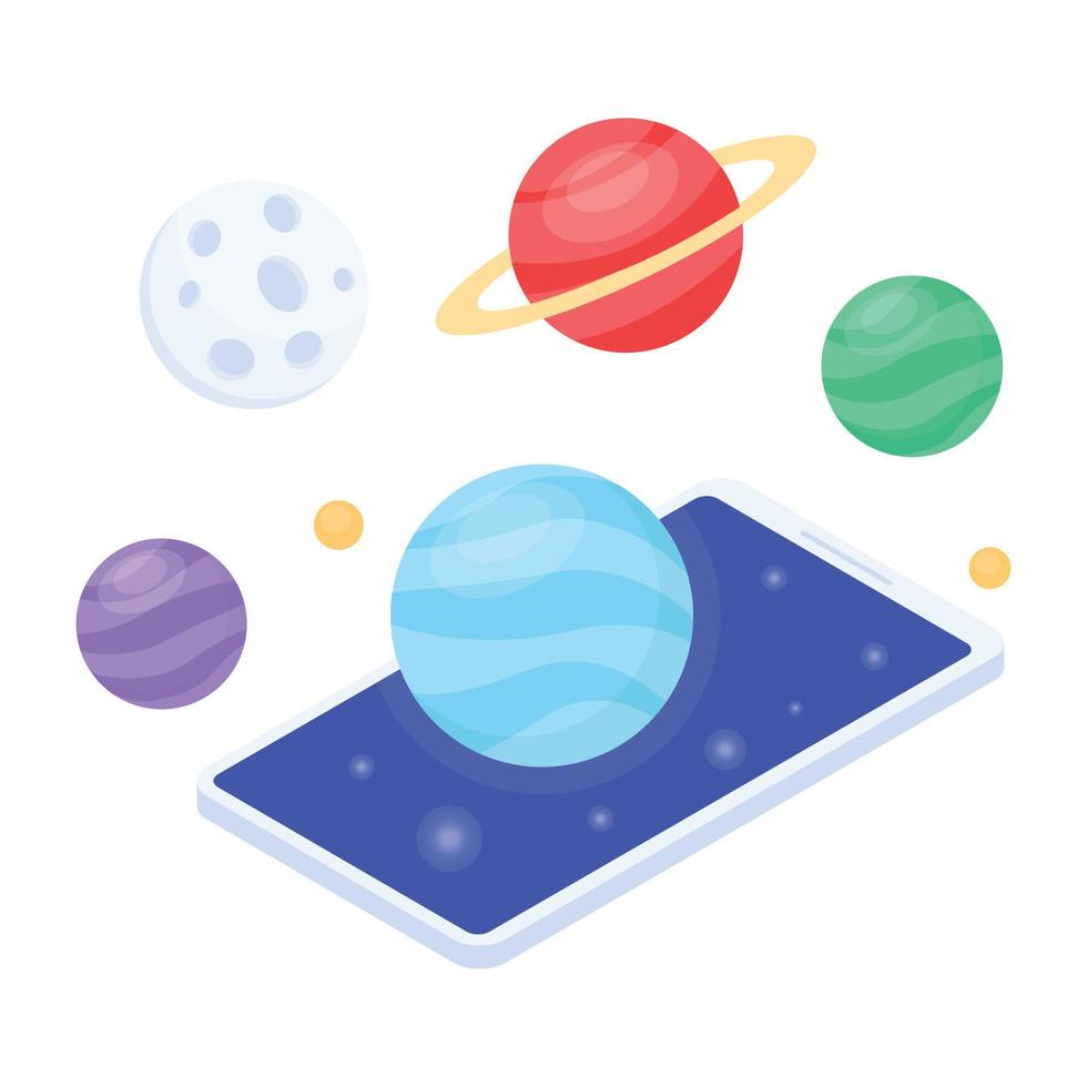 Trendy Space Hologram vector