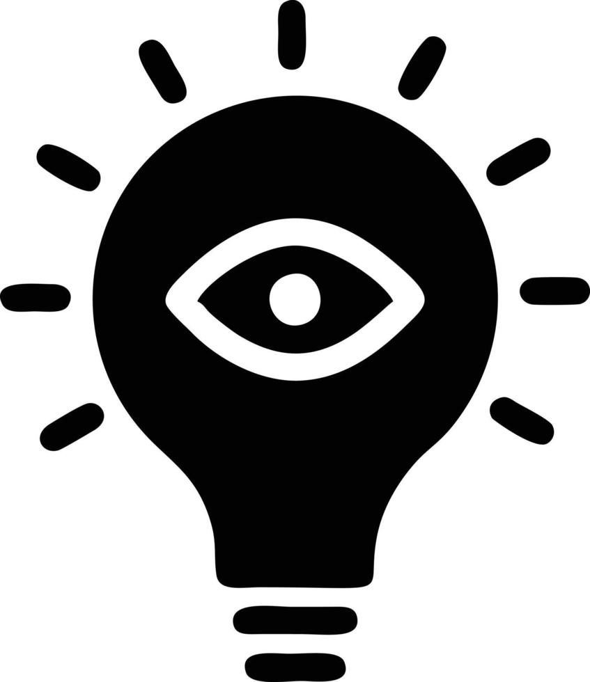 Idea solution icon symbol vector image. Illustration of the creative innovation concept design. EPS 10
