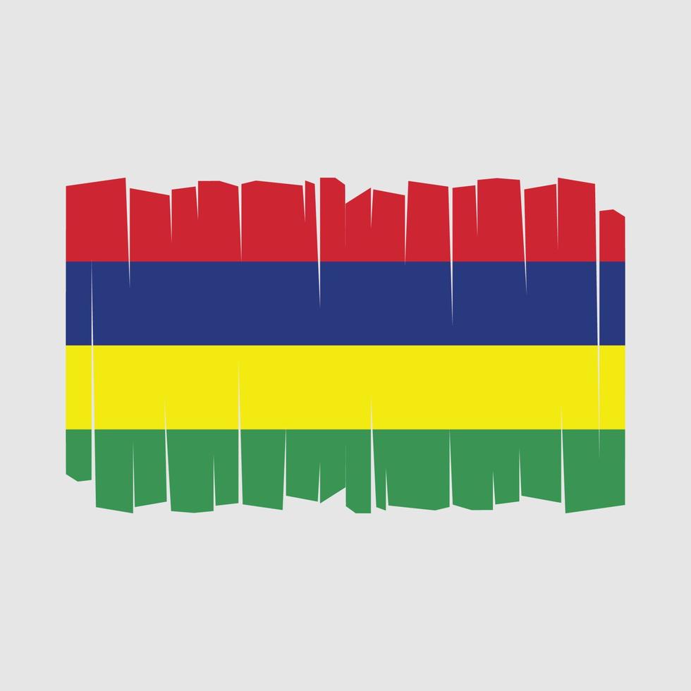 Mauritius Flag Vector