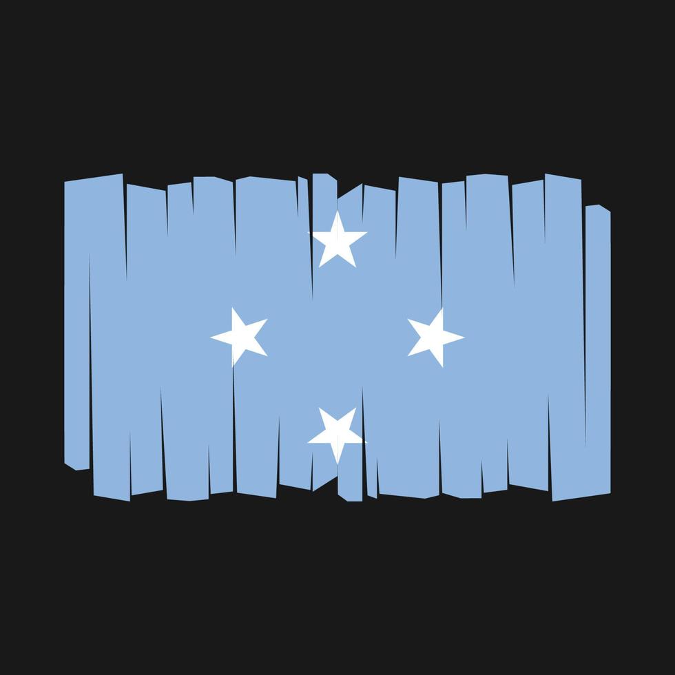Micronesia Flag Vector