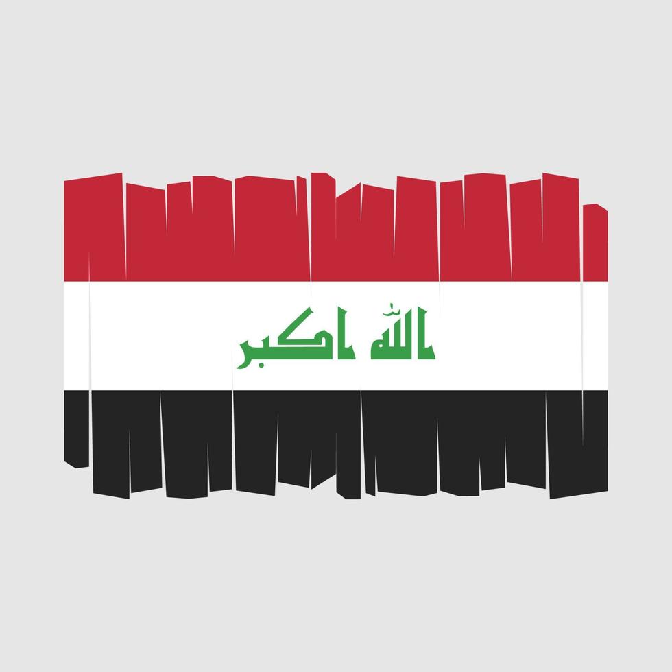 vector de bandera de irak