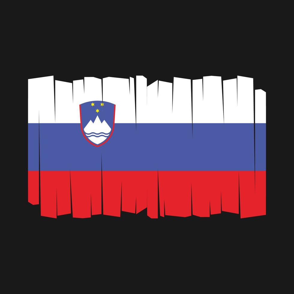 Slovenia Flag Vector