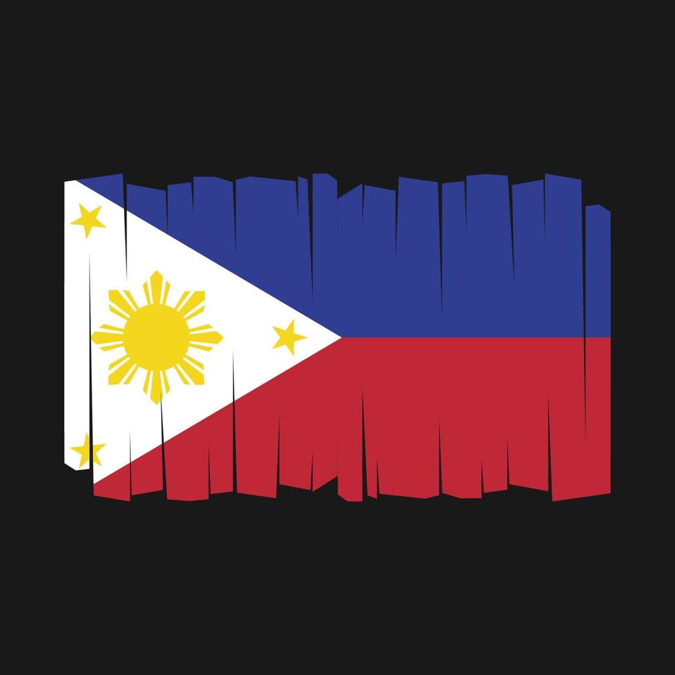 vector de bandera de filipinas