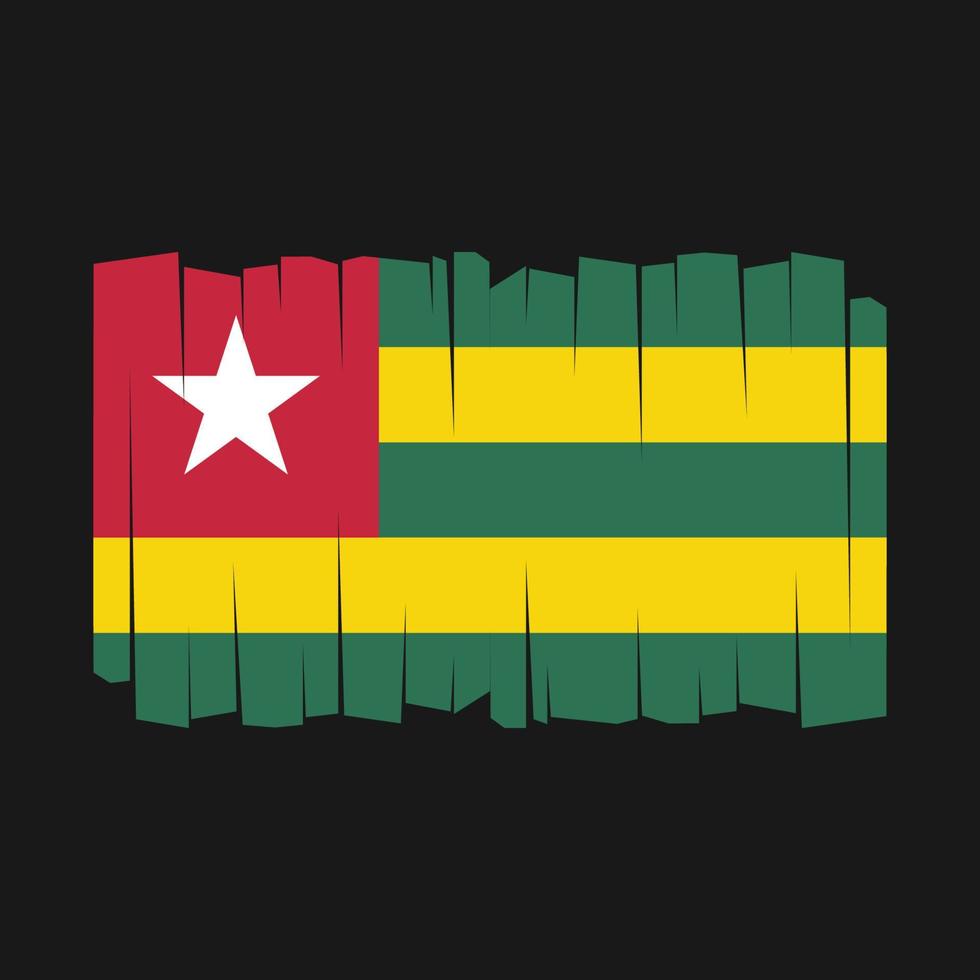 Togo Flag Vector