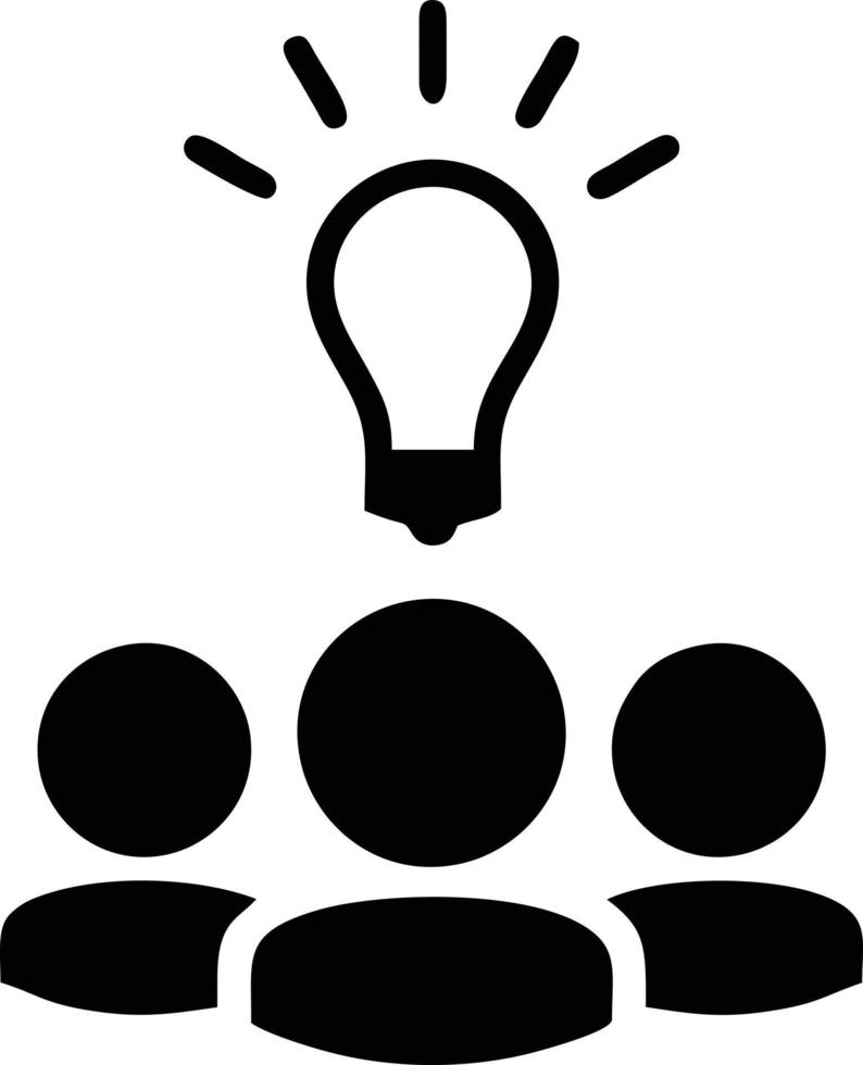 Idea solution icon symbol vector image. Illustration of the creative innovation concept design. EPS 10