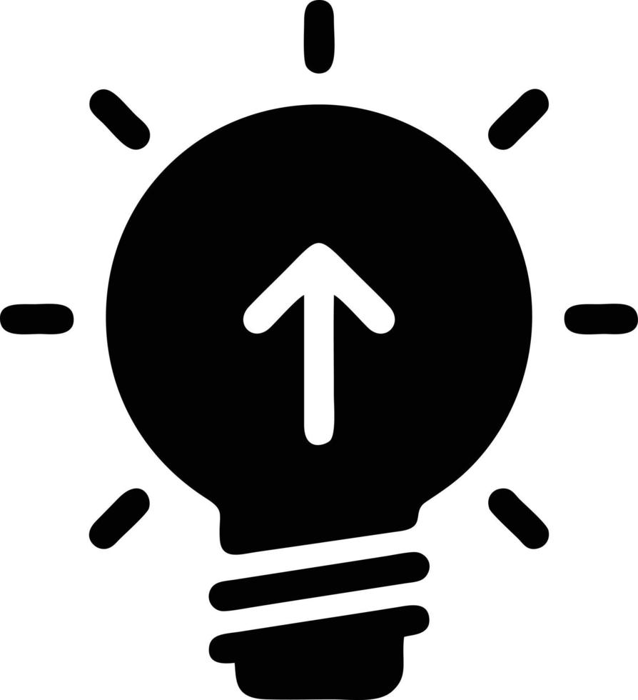 Idea solution icon symbol vector image. Illustration of the creative innovation concept design. EPS 10