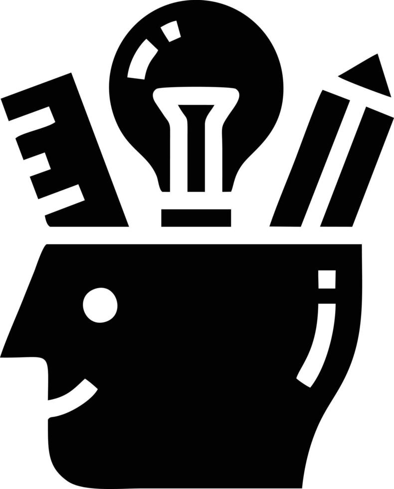 Idea solution icon symbol vector image. Illustration of the creative innovation concept design. EPS 10