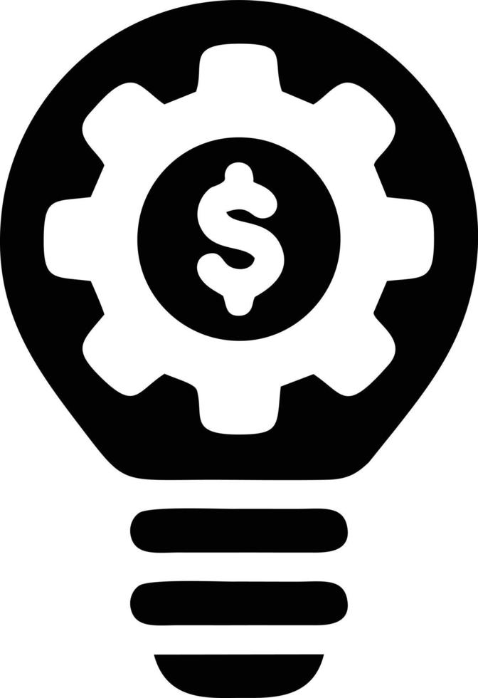 Idea solution icon symbol vector image. Illustration of the creative innovation concept design. EPS 10