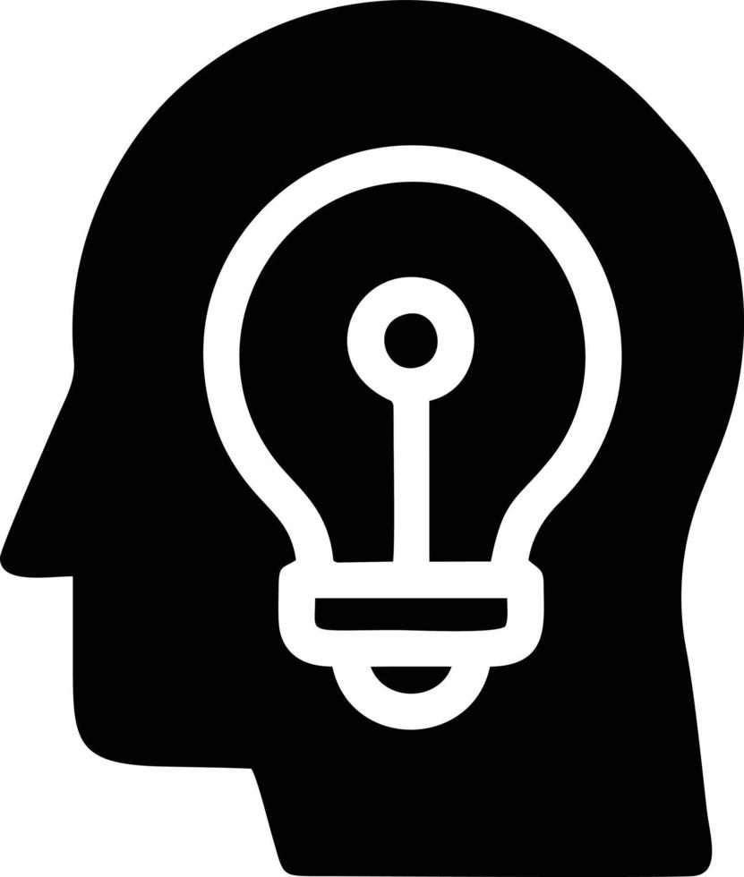 Idea solution icon symbol vector image. Illustration of the creative innovation concept design. EPS 10