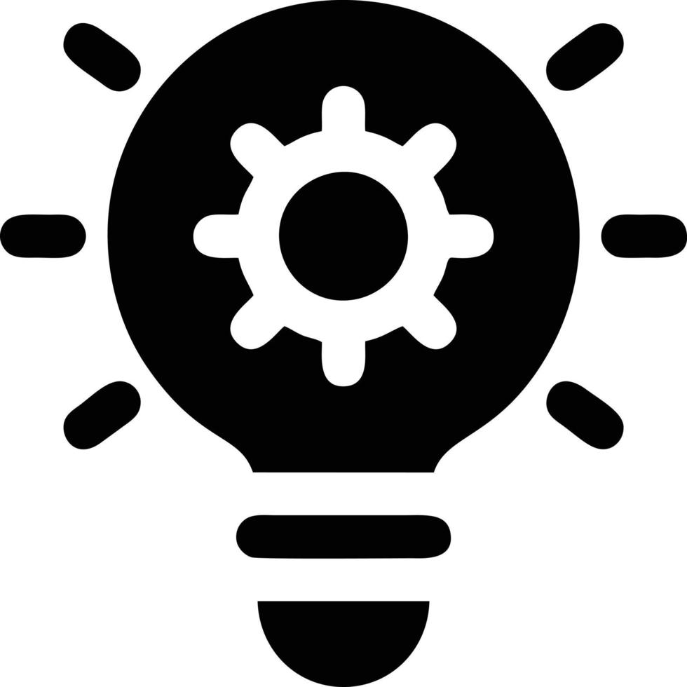 Idea solution icon symbol vector image. Illustration of the creative innovation concept design. EPS 10