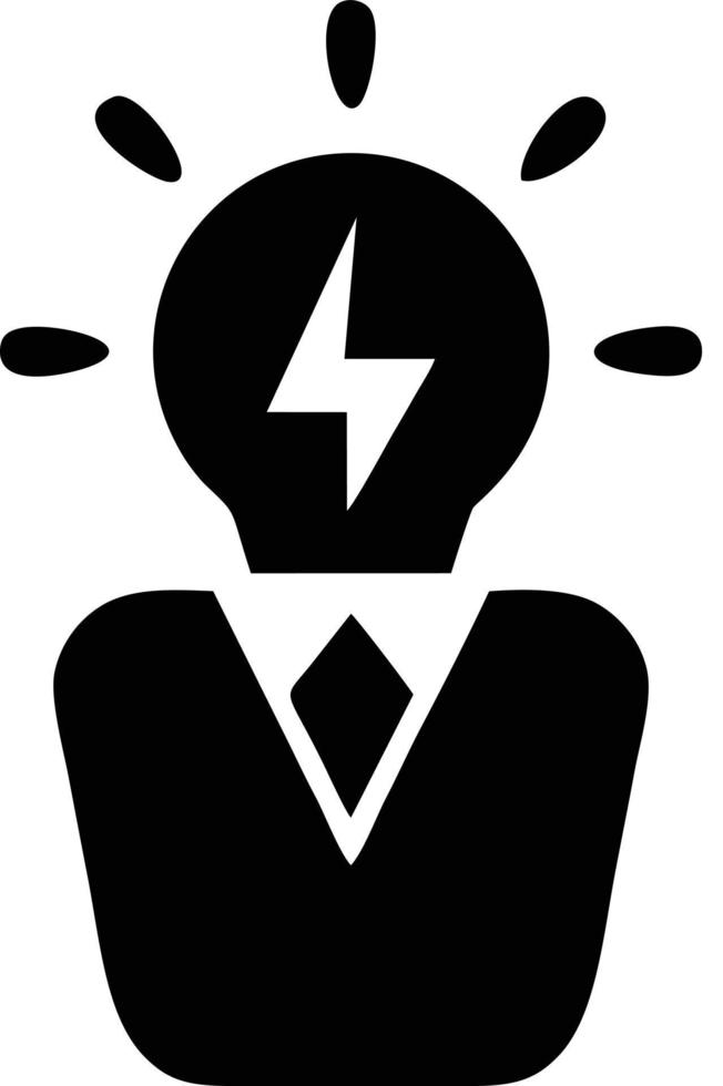 Idea solution icon symbol vector image. Illustration of the creative innovation concept design. EPS 10