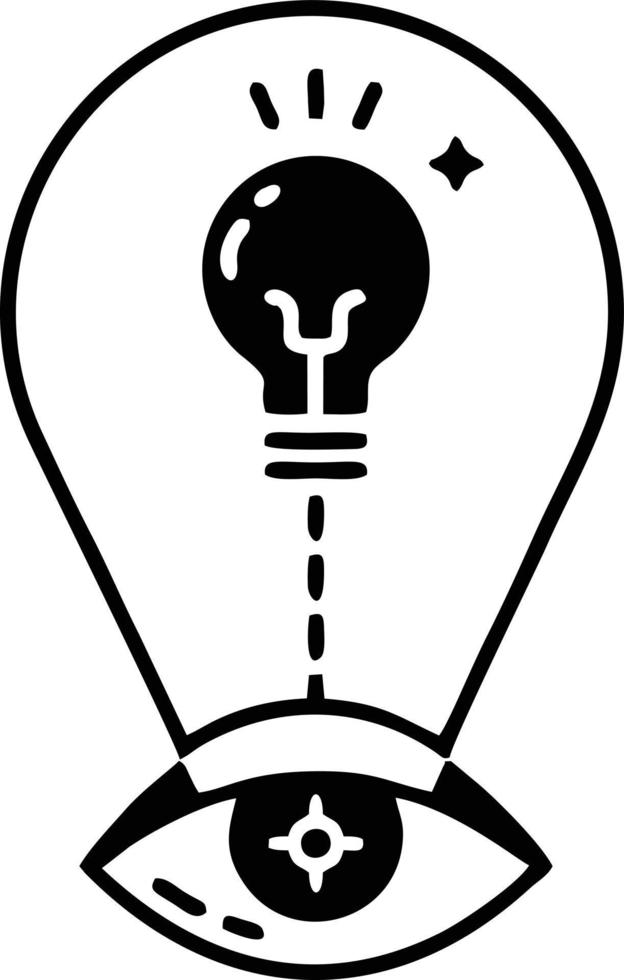 Idea solution icon symbol vector image. Illustration of the creative innovation concept design. EPS 10