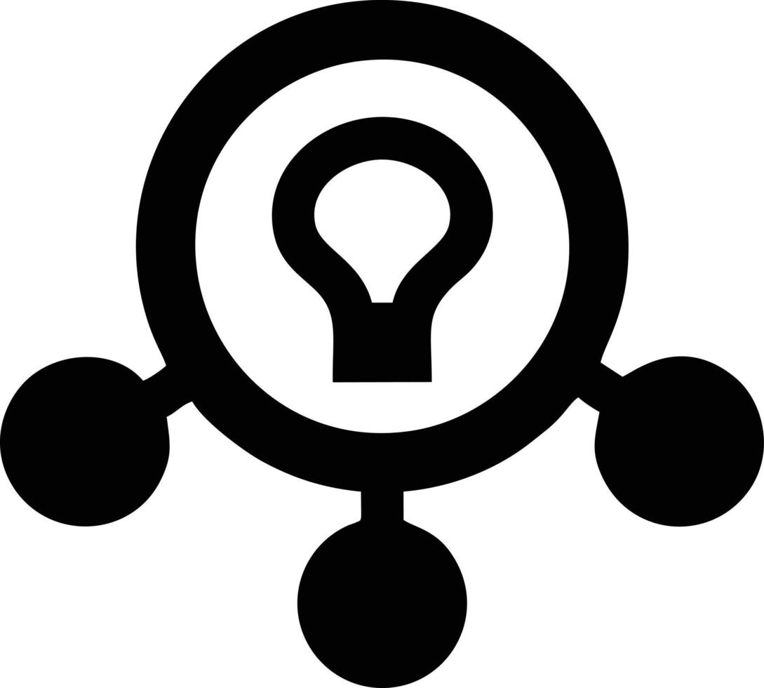 Idea solution icon symbol vector image. Illustration of the creative innovation concept design. EPS 10