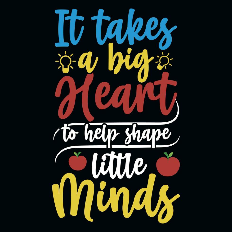 Elementary school educational teachings typographic tshirt design vector