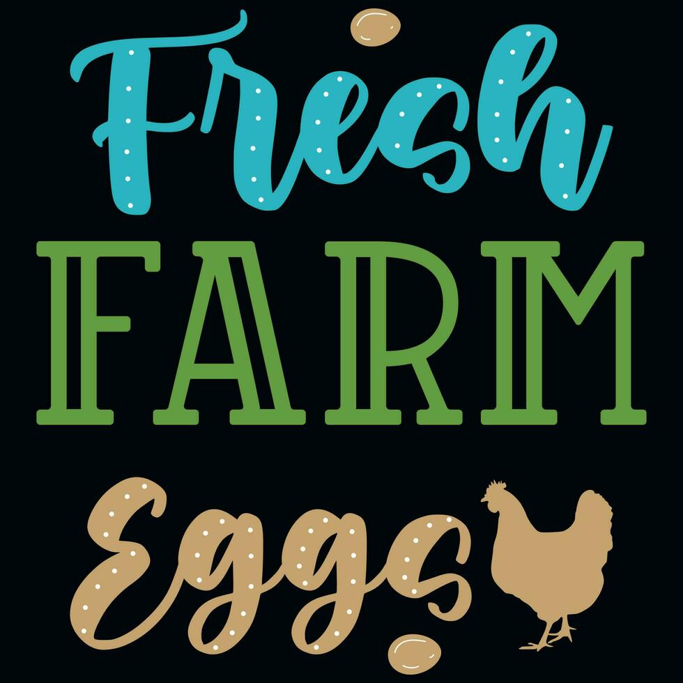 granja granjero o agricultura tipografía camiseta diseño vector