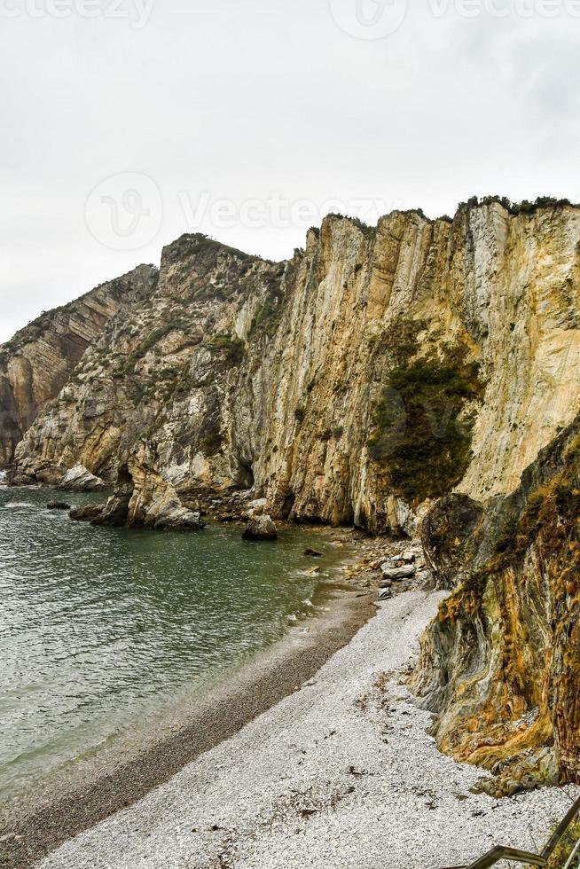 Scenic coastal view photo