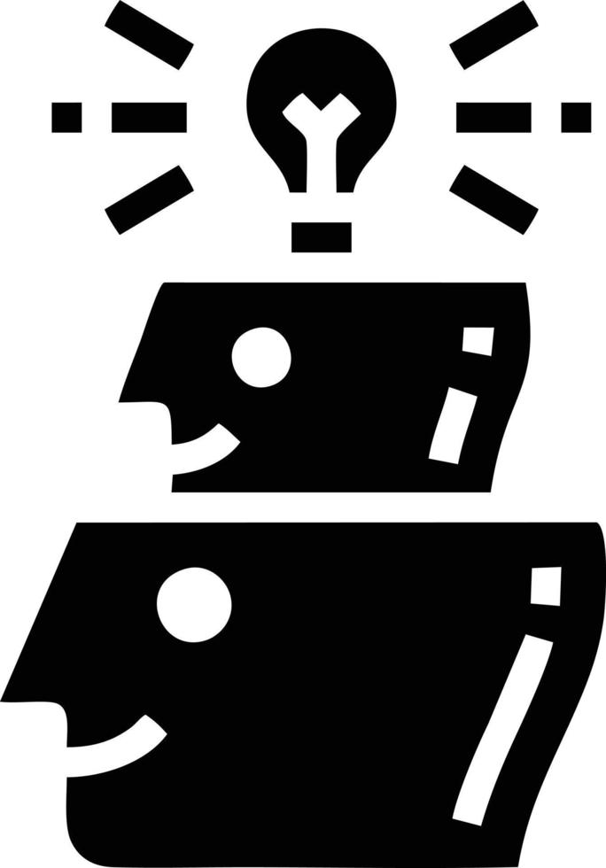 Idea solution icon symbol vector image. Illustration of the creative innovation concept design. EPS 10