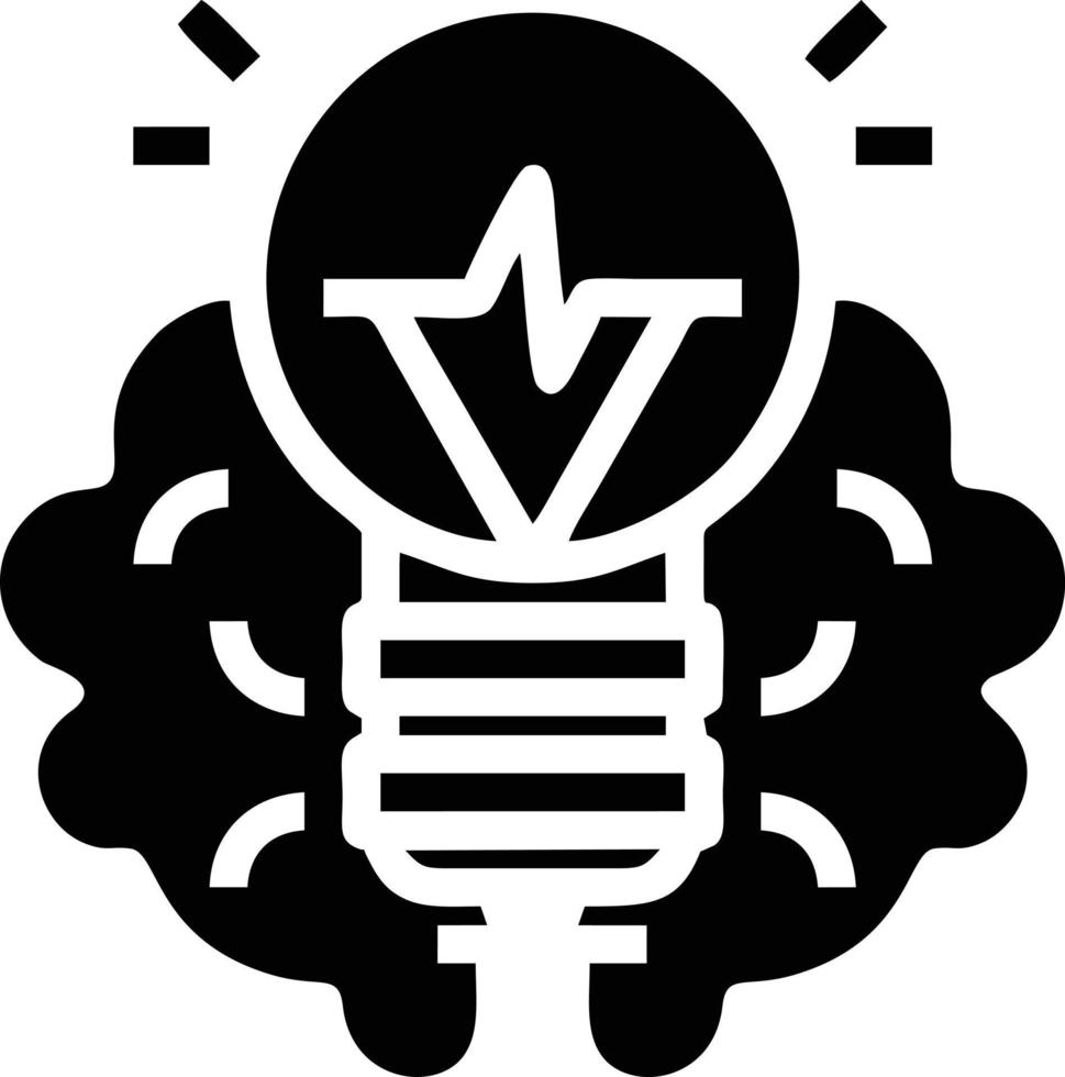 Idea solution icon symbol vector image. Illustration of the creative innovation concept design. EPS 10
