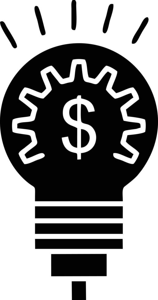 Idea solution icon symbol vector image. Illustration of the creative innovation concept design. EPS 10
