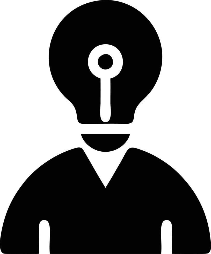 Idea solution icon symbol vector image. Illustration of the creative innovation concept design. EPS 10