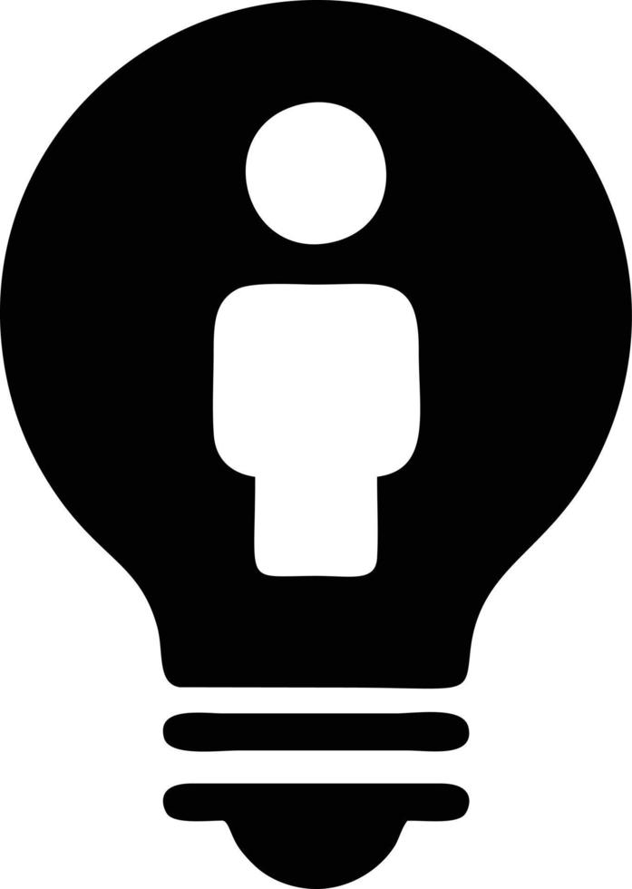 Idea solution icon symbol vector image. Illustration of the creative innovation concept design. EPS 10