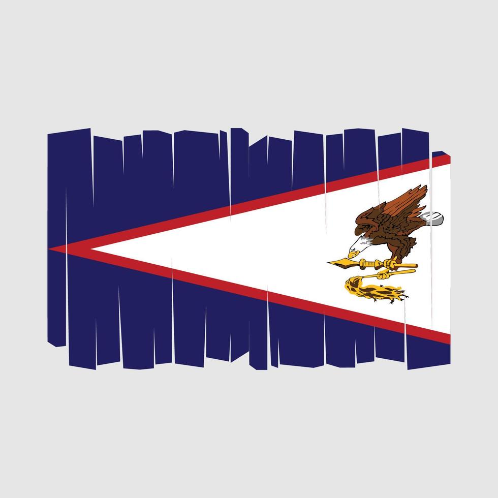 American Samoa Flag Vector