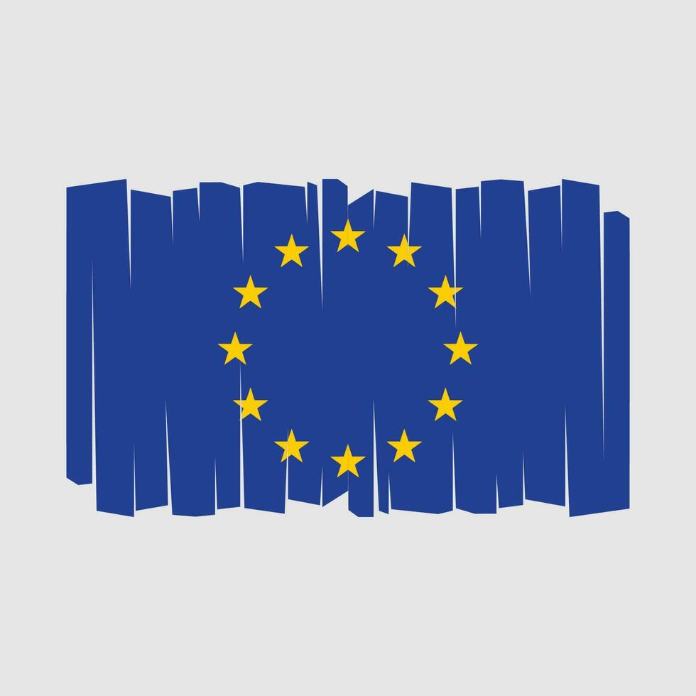 europeo bandera vector