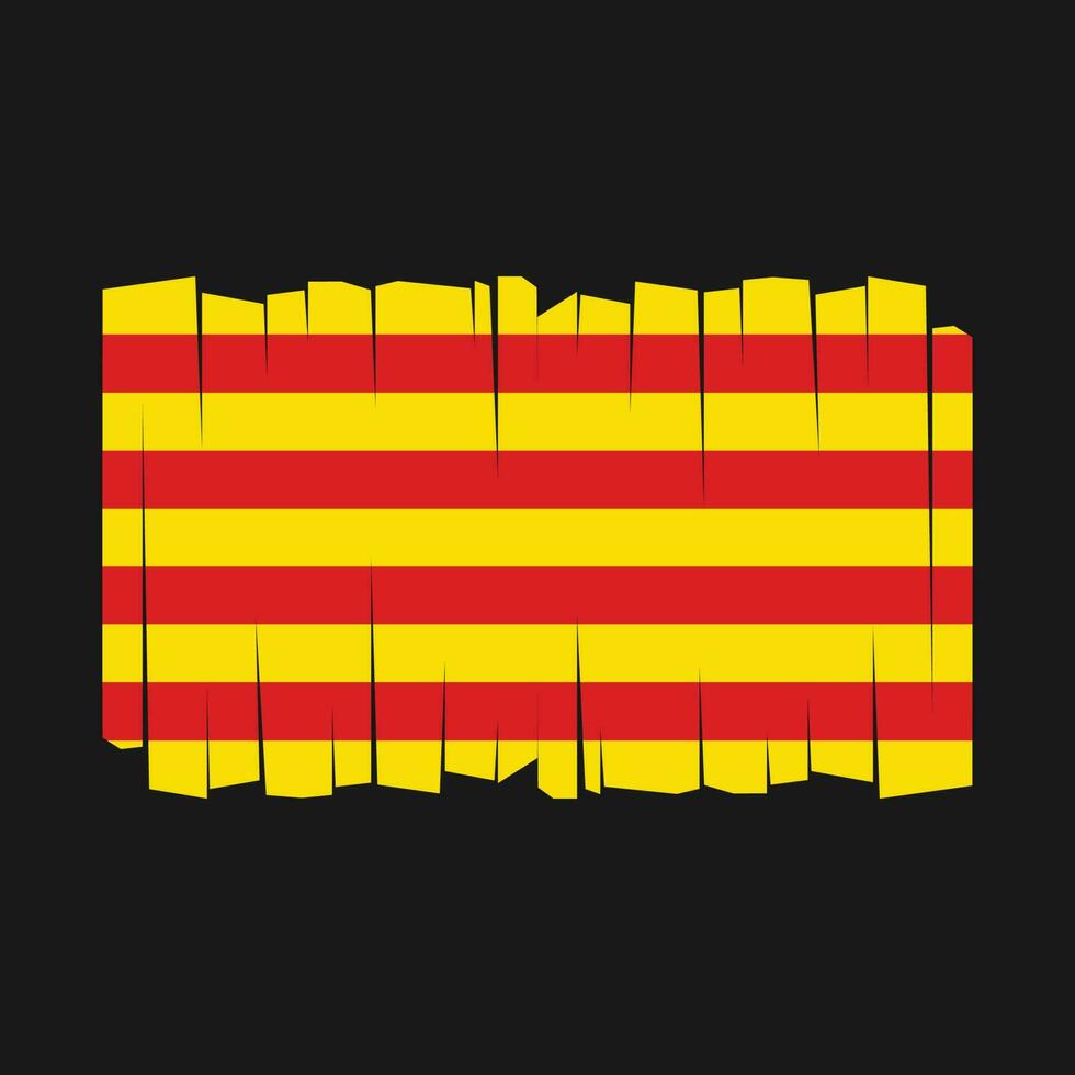 Catalonia Flag Vector