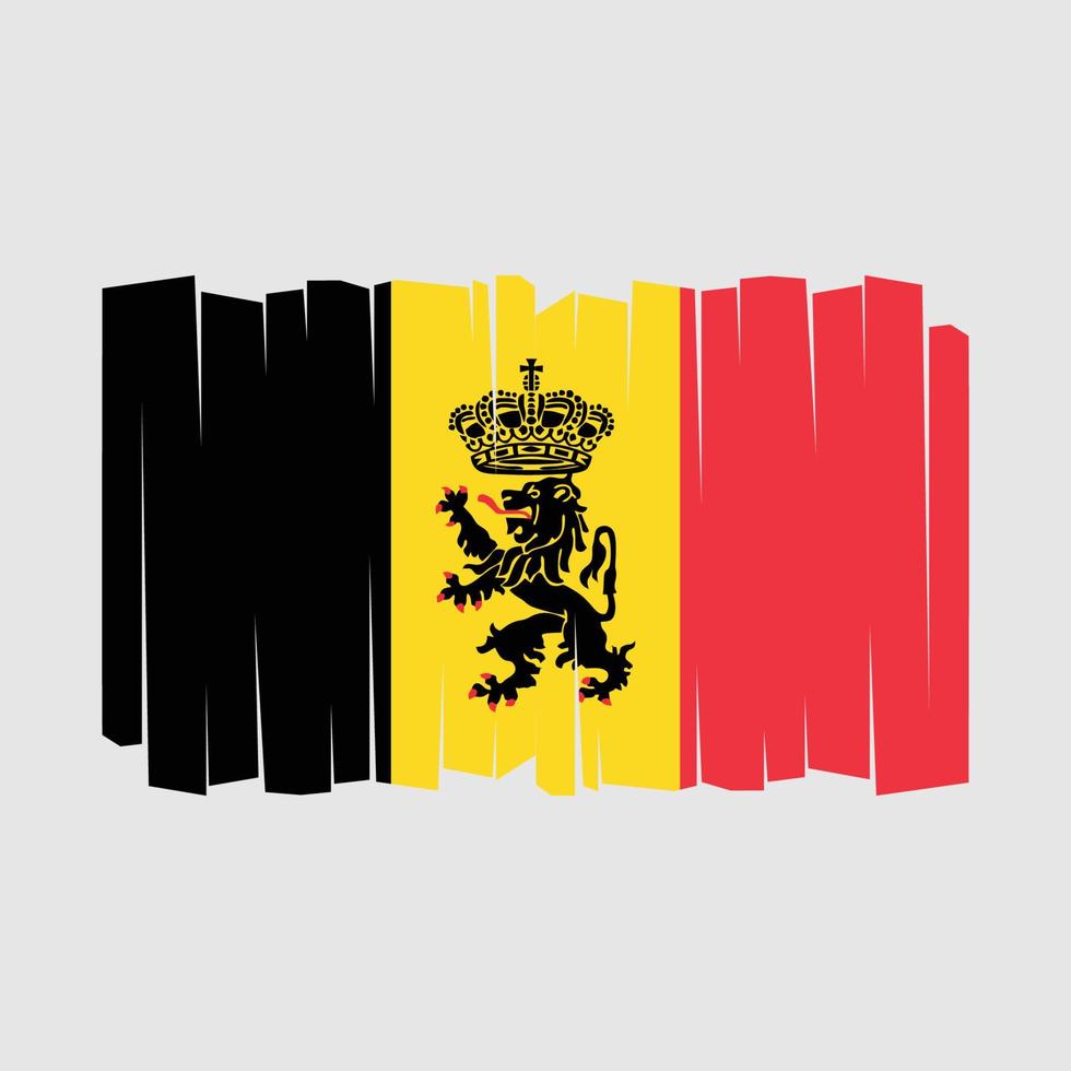 vector de bandera de bélgica