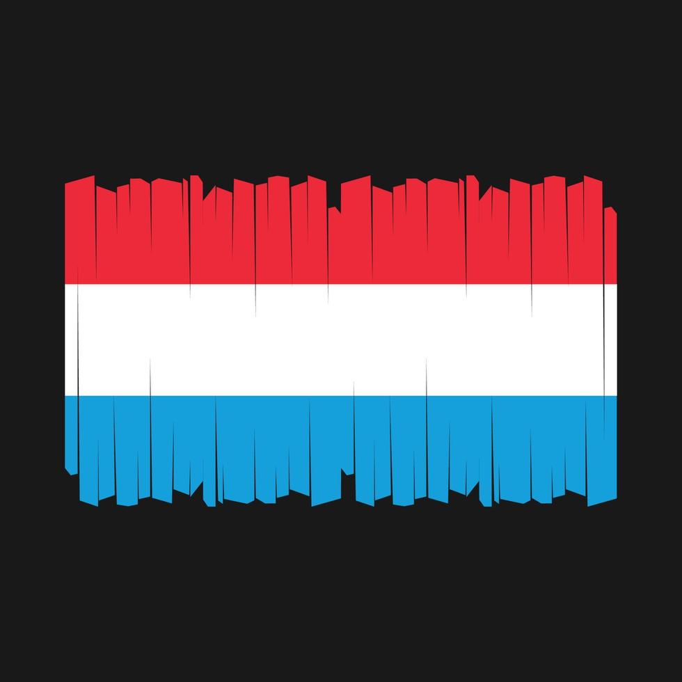 Luxembourg Flag Vector