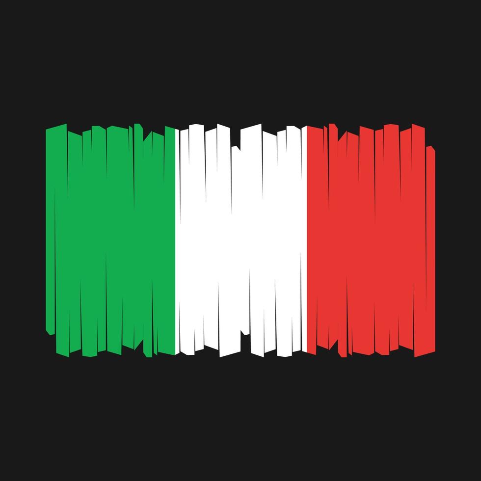 vector de bandera de italia