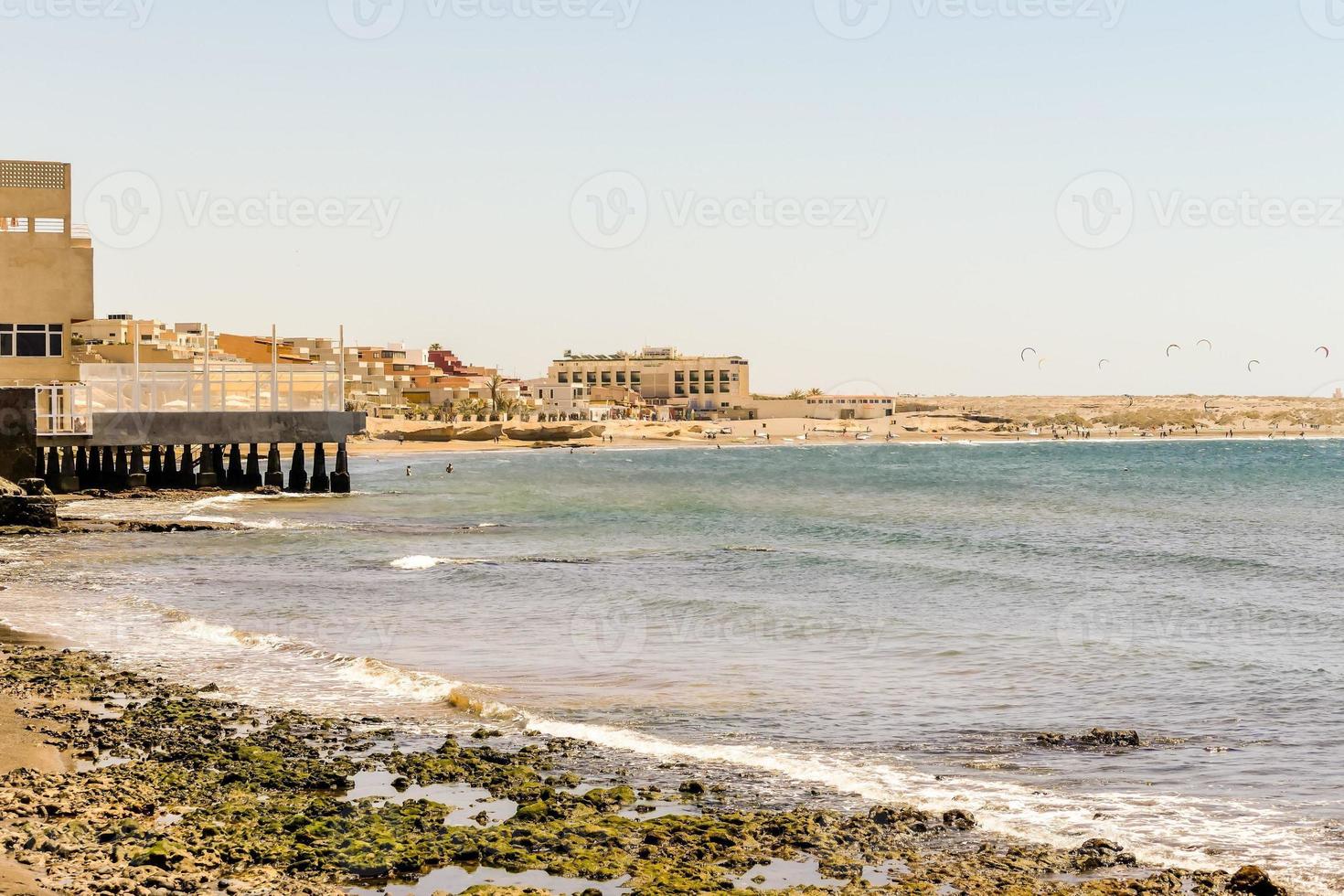 Scenic coastal view photo