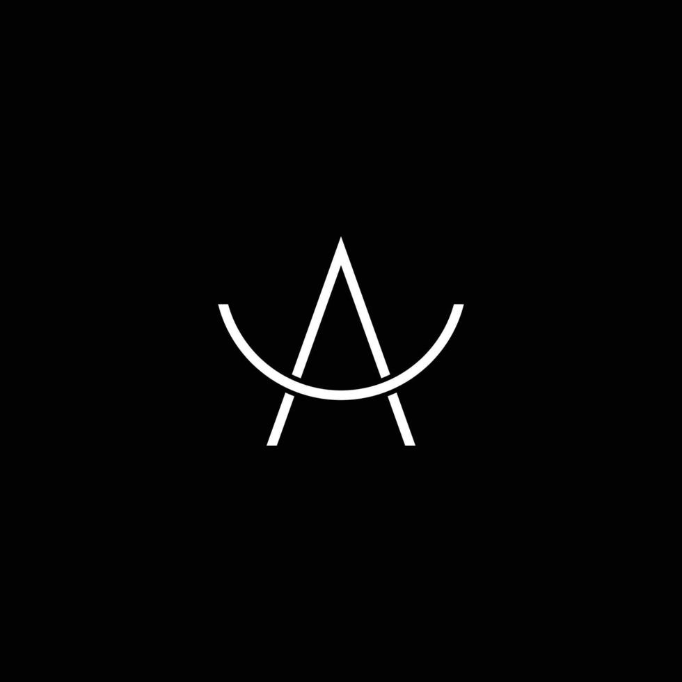 AC logo design vector