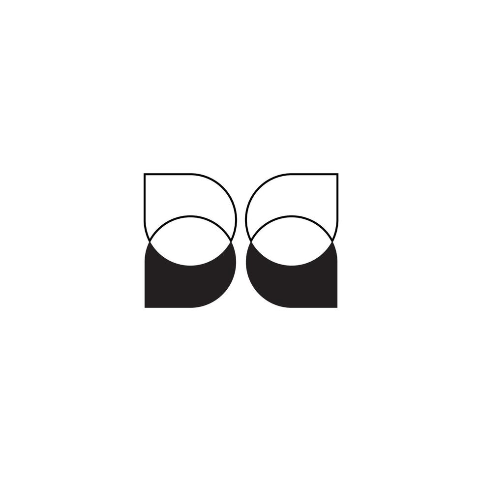 BB logo design vector