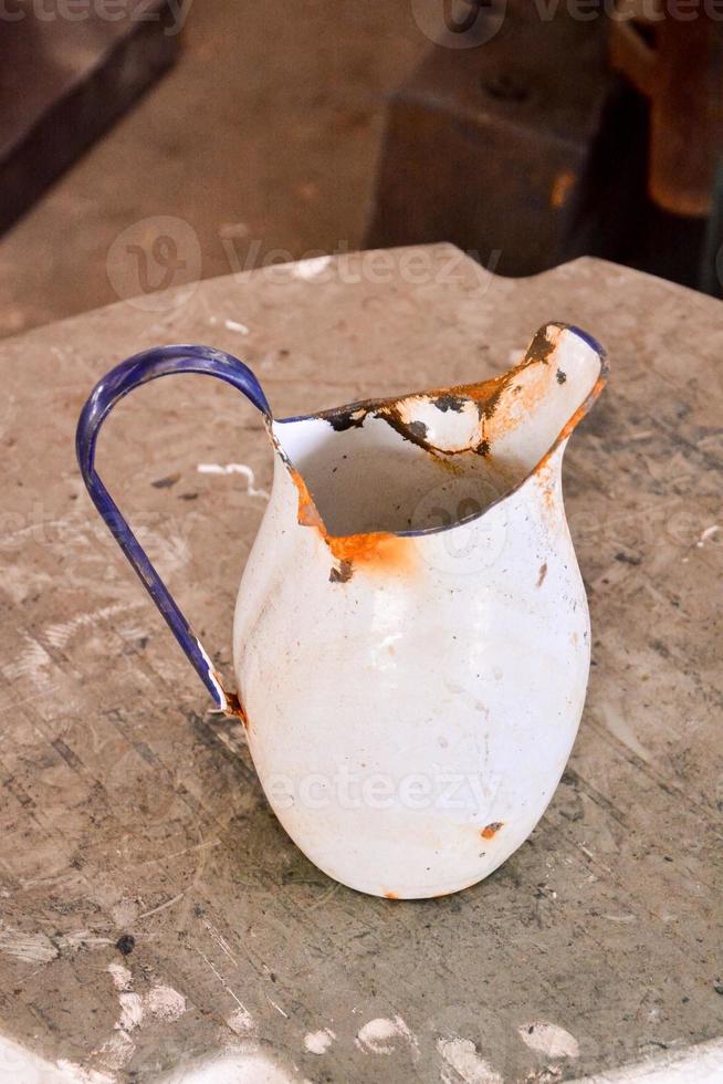 Old ceramic jug photo