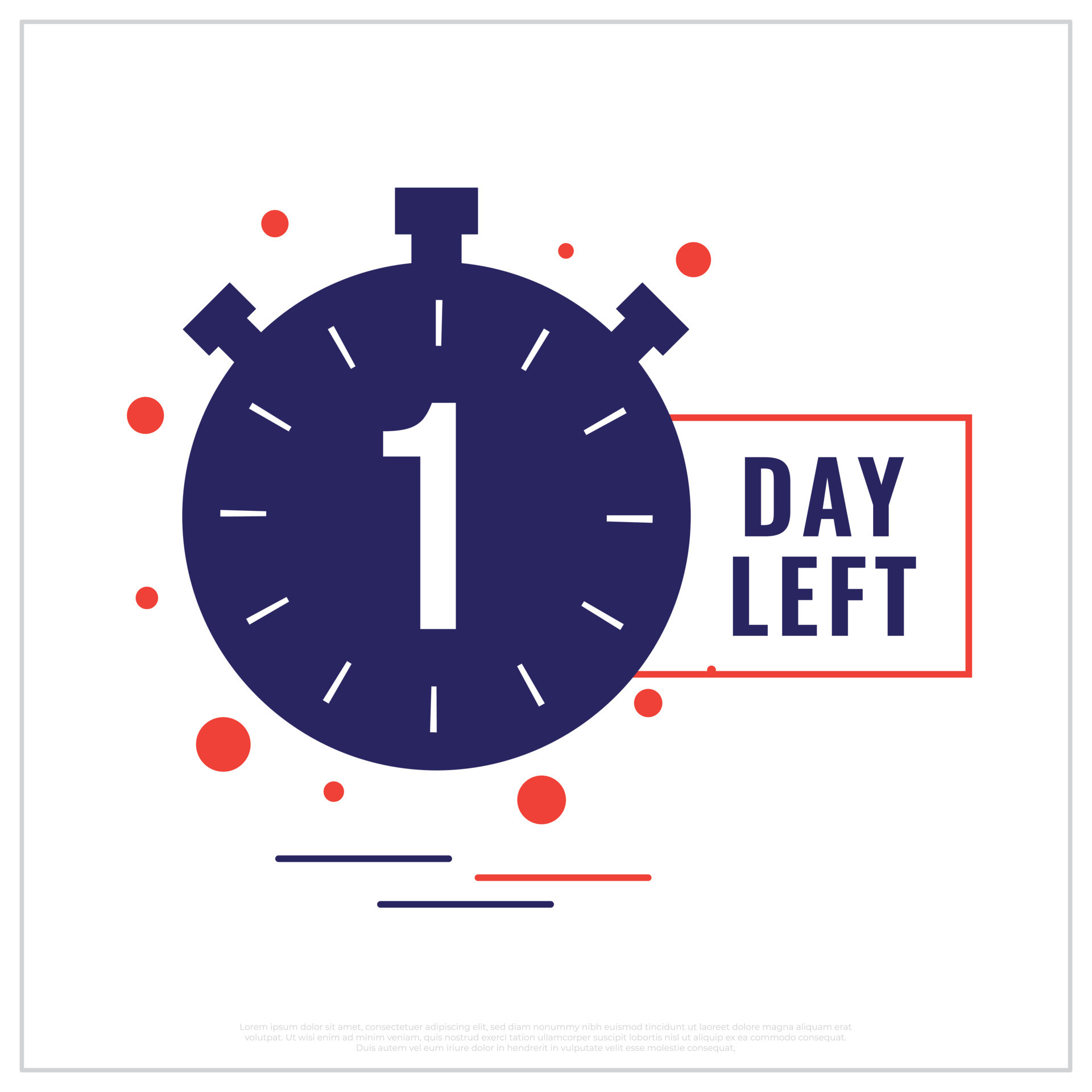 1 day left, 1 day left clock design, 1, day, services, one, season