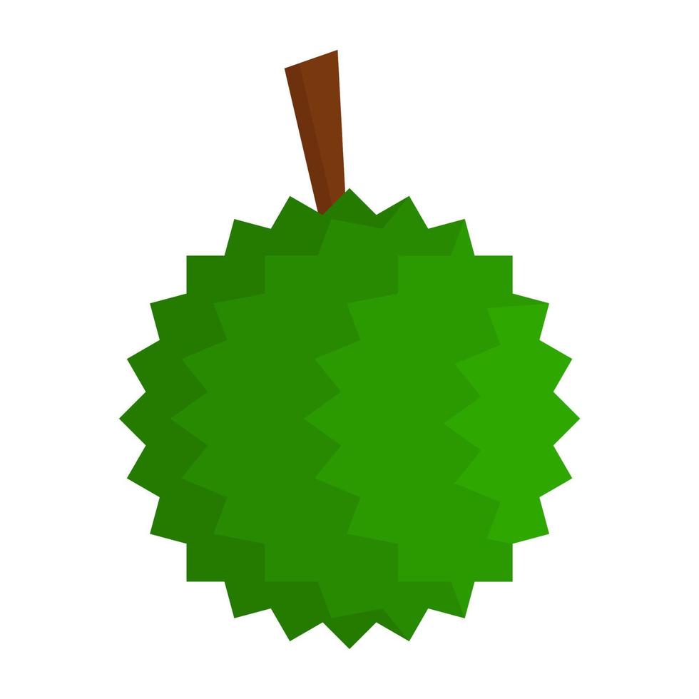 Cartoon Simple Flat Vector Durian