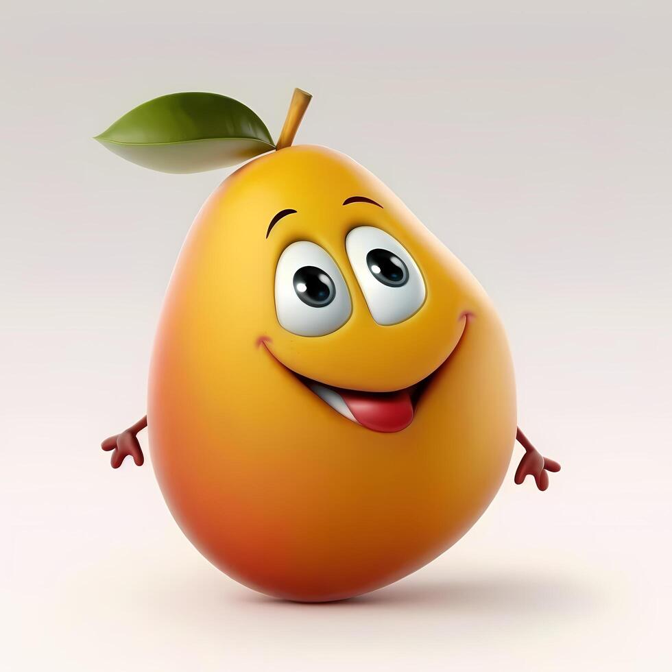 fruit happy character cute photo