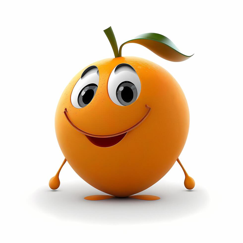 fruit happy character cute photo