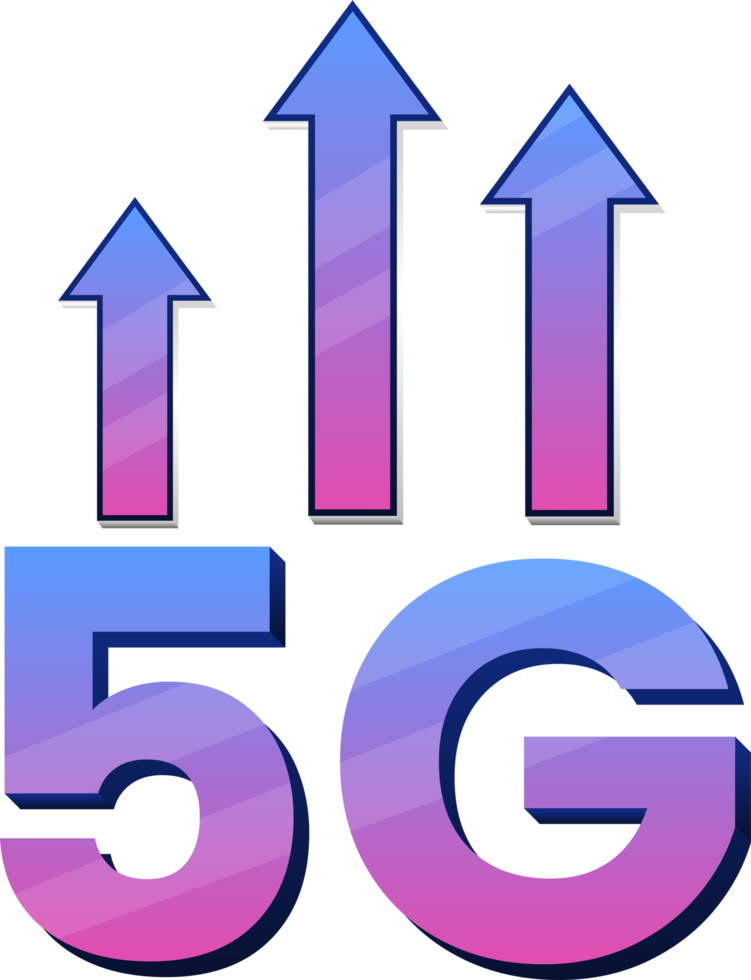 5g kabellos Netzwerk Technologie Symbol Element Illustration. png