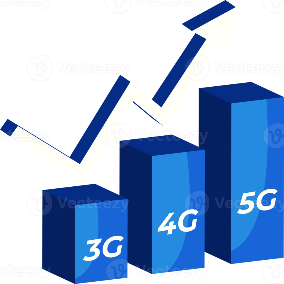 5g sans fil réseau La technologie icône élément illustration. png