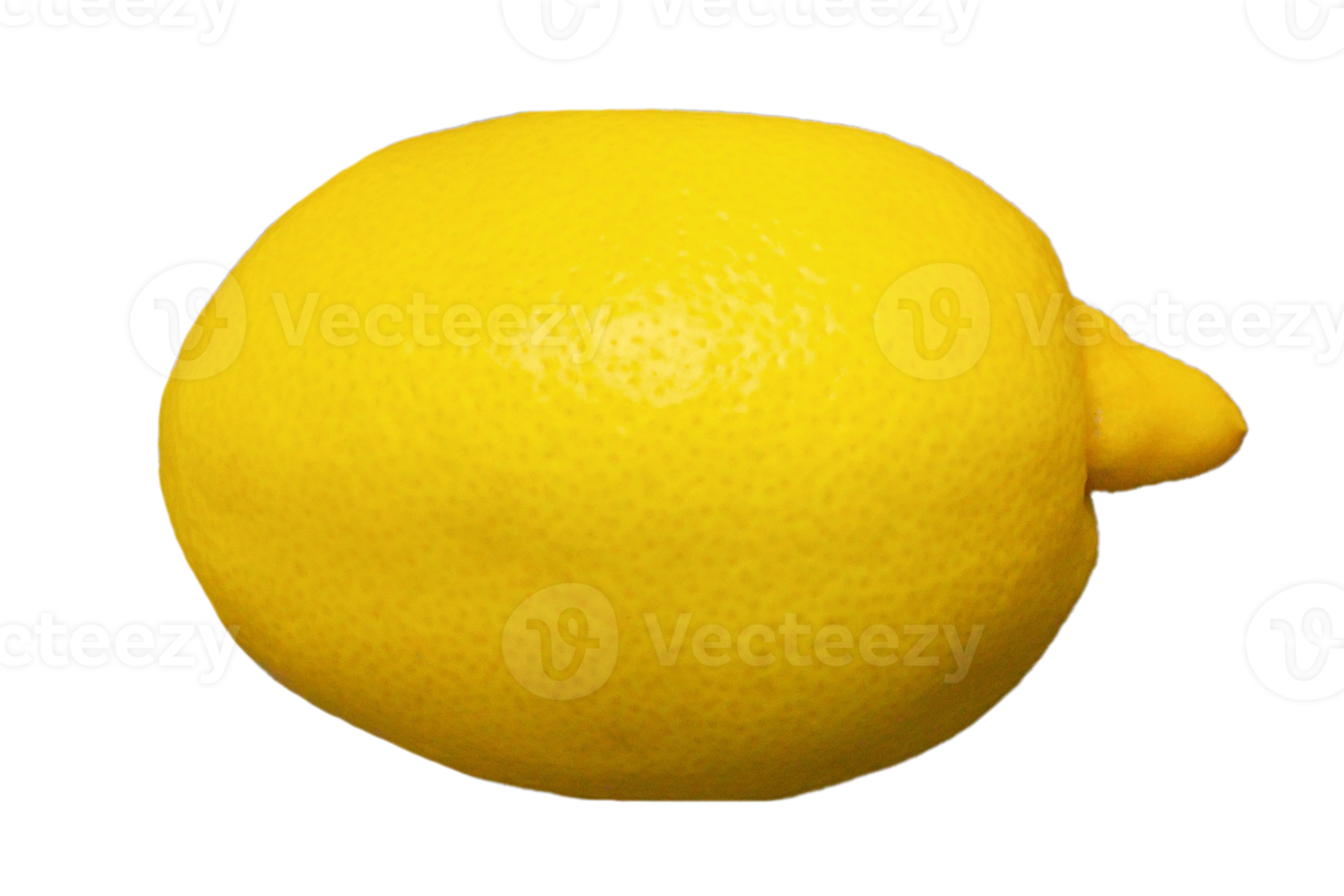 Jaune citron isolé sur une transparent Contexte png