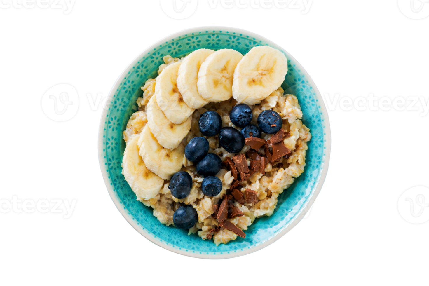 Breakfast bowl isolated on a transparent background png