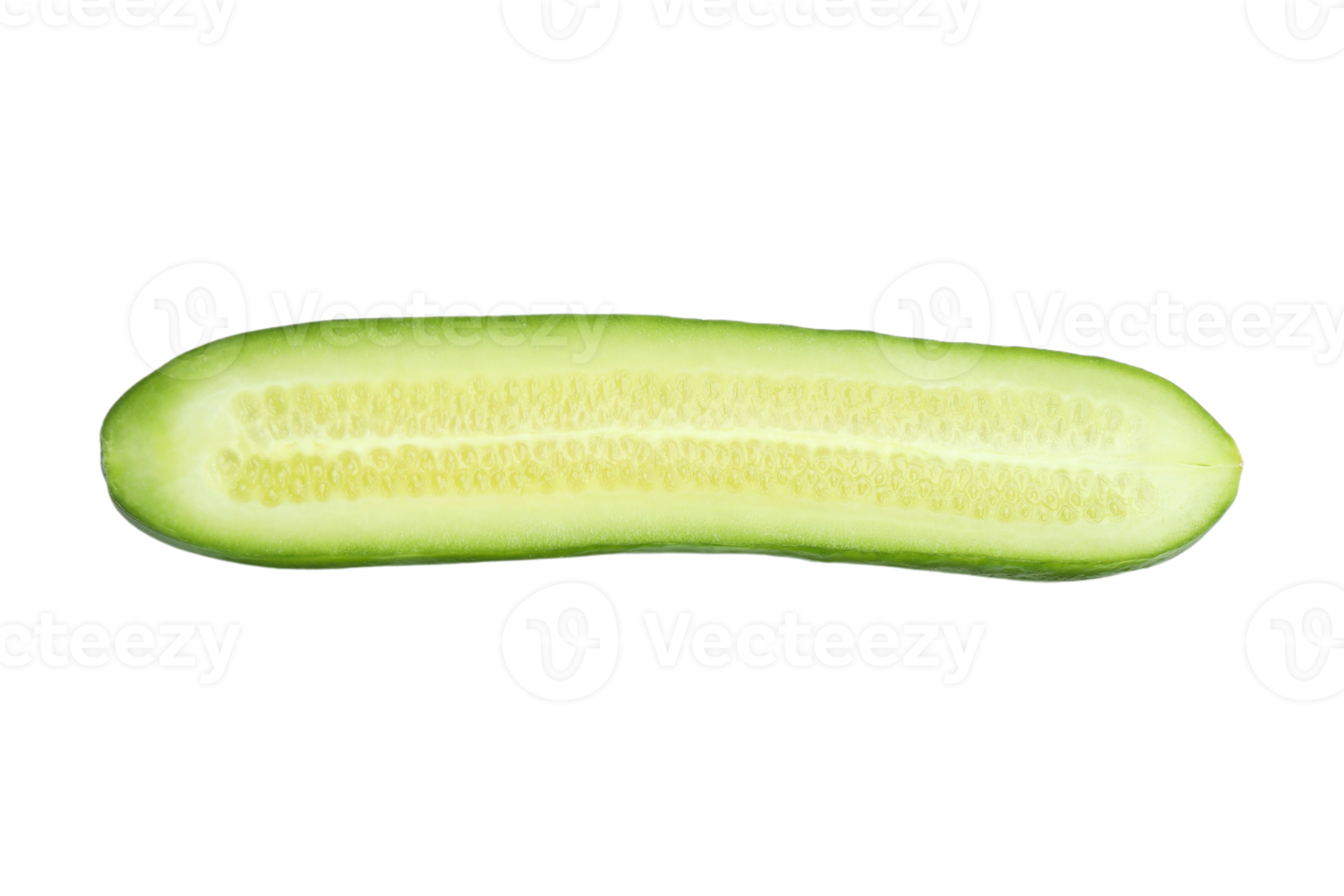 des légumes vert concombre isolé sur une transparent Contexte png